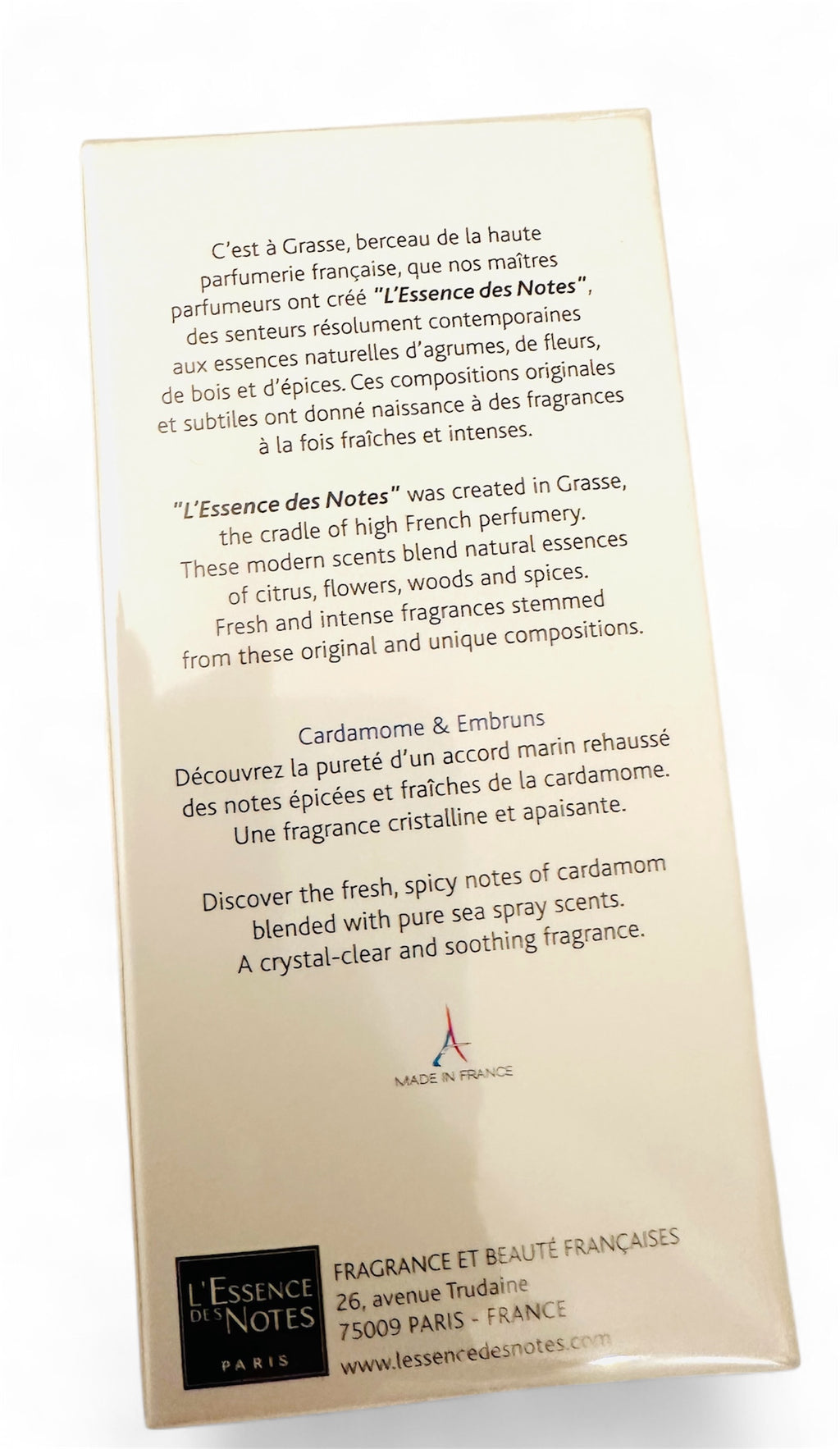 Parfum Cardamome & Embruns – Eau de Parfum 100 ml