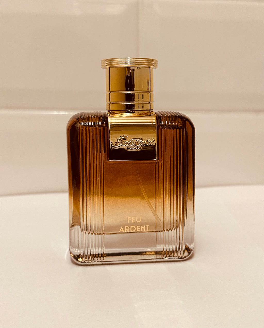 Feu Ardent de Diane Castel – Parfum Homme Eau de Parfum 100 ml, Notes Ambrées, Boisées et Épicées