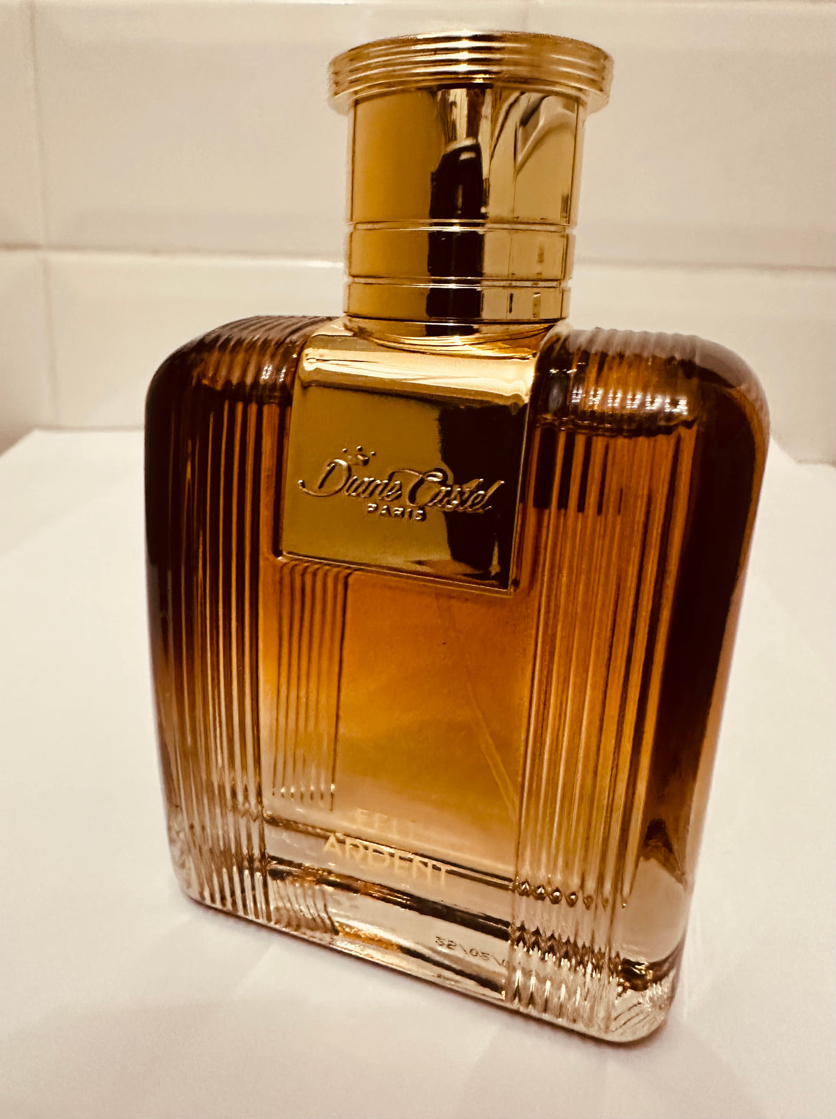 Feu Ardent de Diane Castel – Parfum Homme Eau de Parfum 100 ml, Notes Ambrées, Boisées et Épicées