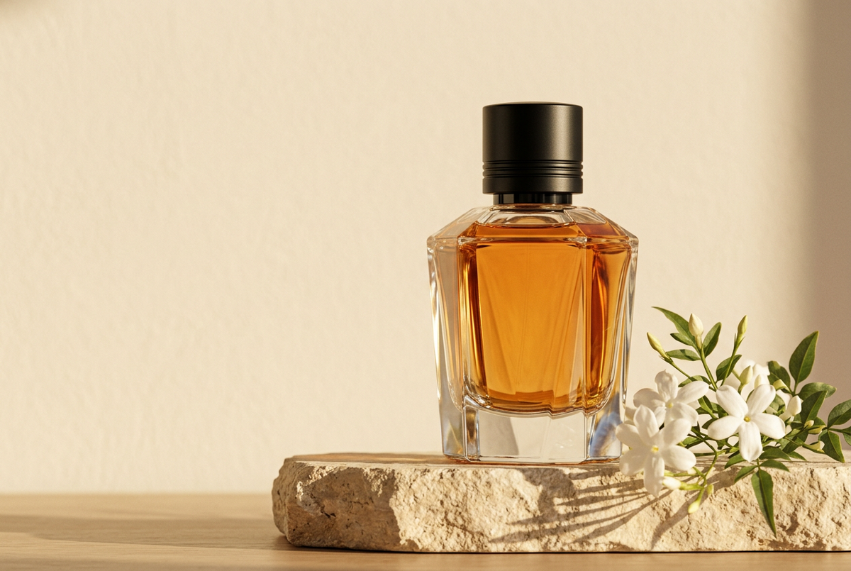Visuel de parfum élégant